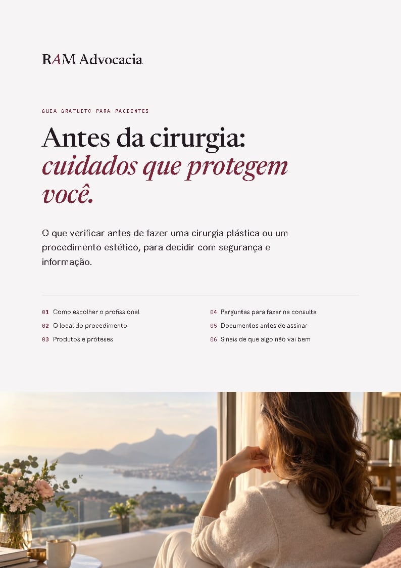 Capa do guia Antes da cirurgia: cuidados que protegem você